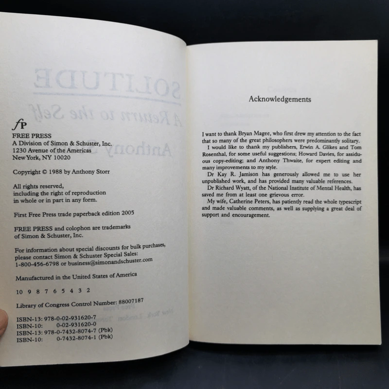 Solitude: A Return to the Self - Anthony Storr รูปที่ 9