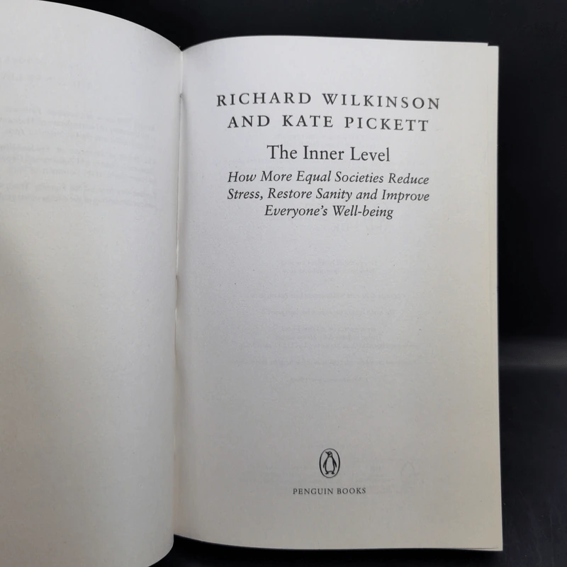 The Inner Level - Richard Wilkinson, Kate Pickett รูปที่ 8