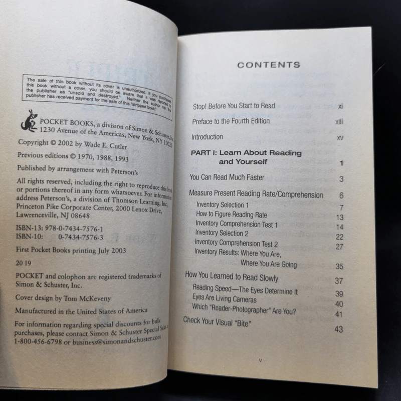 Triple Your Reading Speed - Wade E. Cutler รูปที่ 8