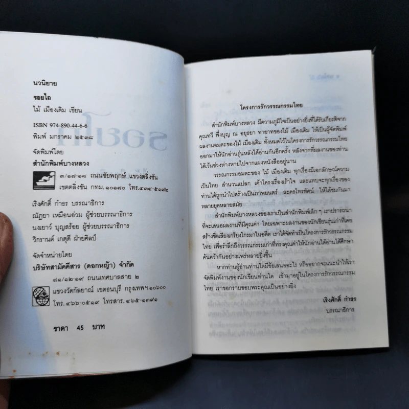 รอยไถ - ไม้ เมืองเดิม รูปที่ 8
