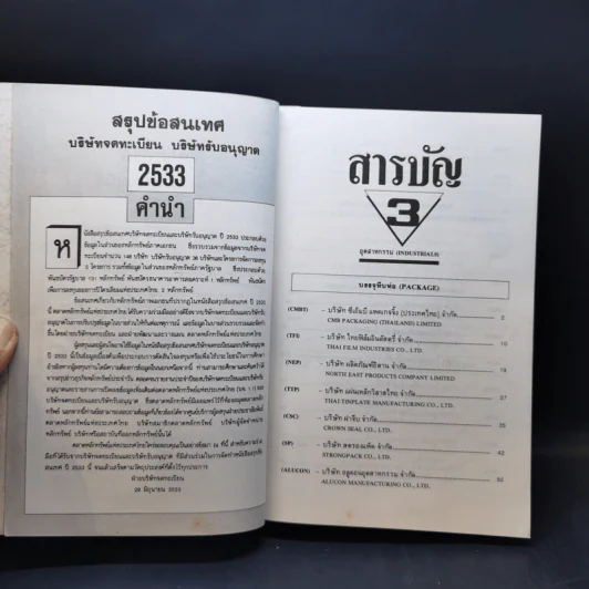สรุปข้อสนเทศ 2533 บริษัทจดทะเบียน บริษัทรับอนุญาต Boxset 4 เล่ม รูปที่ 21