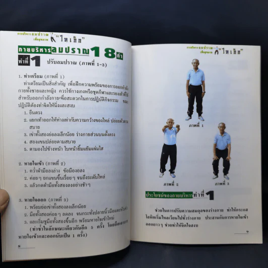 การบริหารลมปราณเพื่อสุขภาพ ไทเก็ก รูปที่ 9