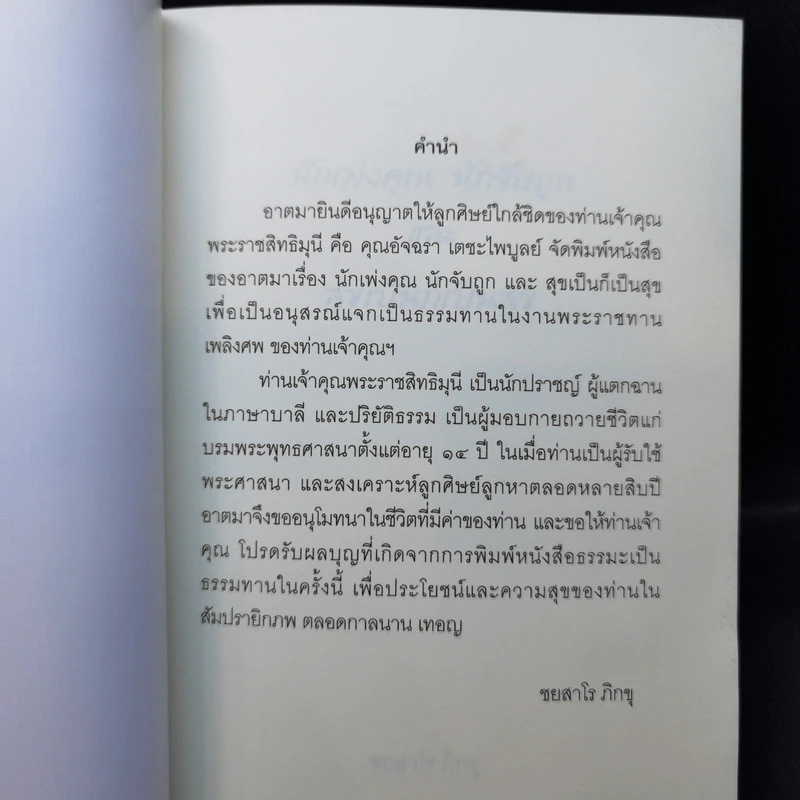 นักเพ่งคุณ นักจับถูก - ชยสาโร ภิกขุ รูปที่ 8