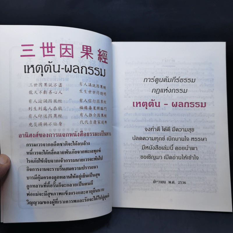 การ์ตูนคัมภีร์ธรรมกฎแห่งกรรม เหตุต้น-ผลกรรม รูปที่ 9