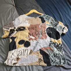 เสื้อแขนสั้น อก 50 นิ้ว, ยาว 23 นิ้ว รูปที่ 3
