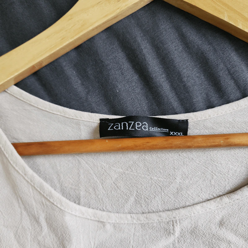 เสื้อสีครีม อก 48 นิ้ว, ยาว 25 นิ้ว รูปที่ 2