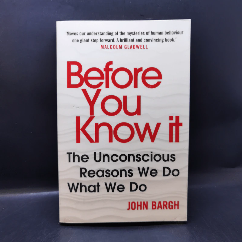 Before You Know it - John Bargh รูปที่ 1