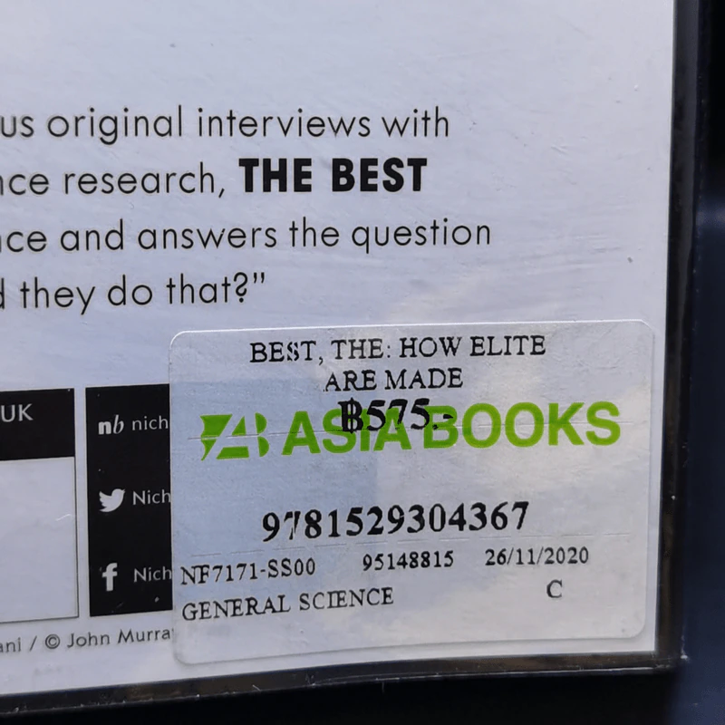 The Best: How Elite Athletes Are Made - Mark Williams, Tim Wigmore รูปที่ 15