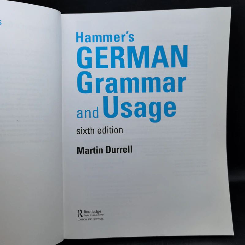 Hammer's German Grammar and Usage - Martin Durrell รูปที่ 9