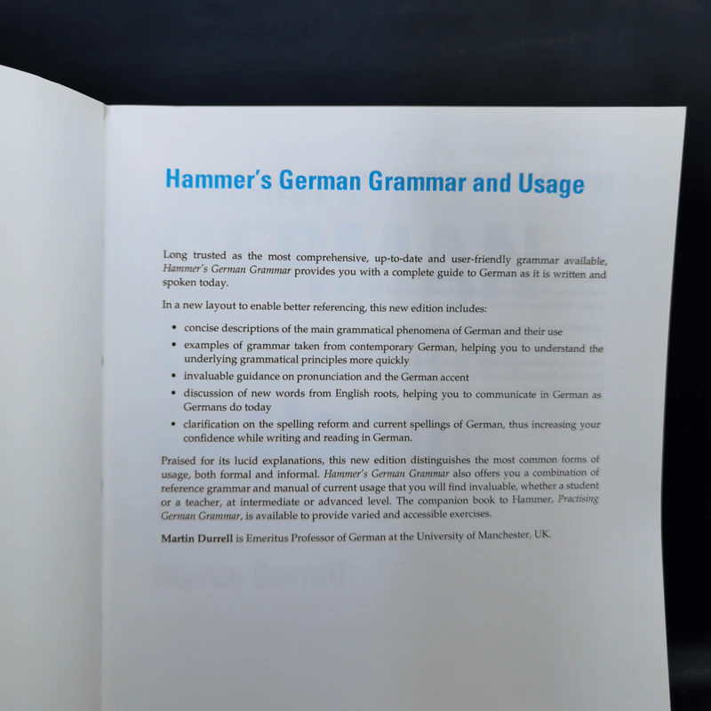 Hammer's German Grammar and Usage - Martin Durrell รูปที่ 8