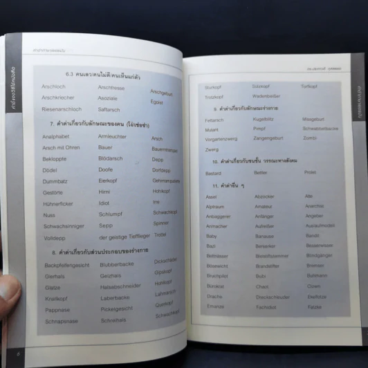 คำด่าภาษาเยอรมัน Schimpfworter - ประภาวดี กุศลรอด รูปที่ 12