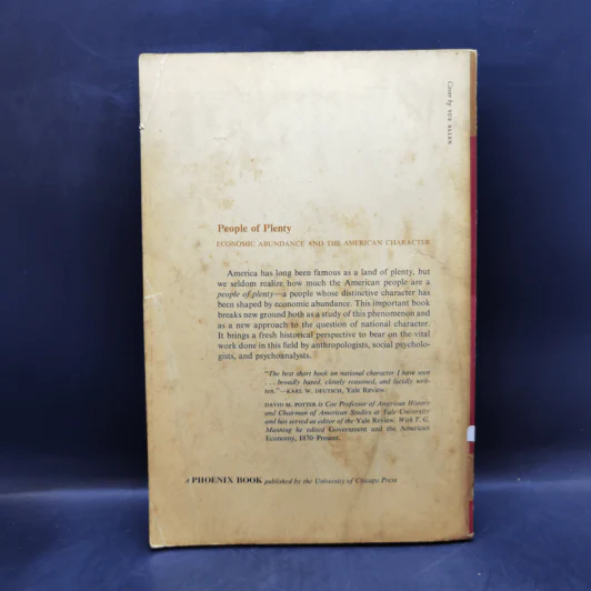 People of Plenty  - Devid M. Potter รูปที่ 2