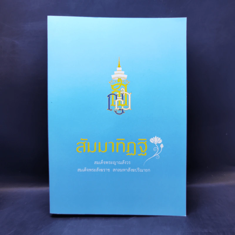 สัมมาทิฏฐิ - สมเด็จพระญาณสังวร สมเด็จพระสังฆราช สกลมหาสังฆปริณายก รูปที่ 1