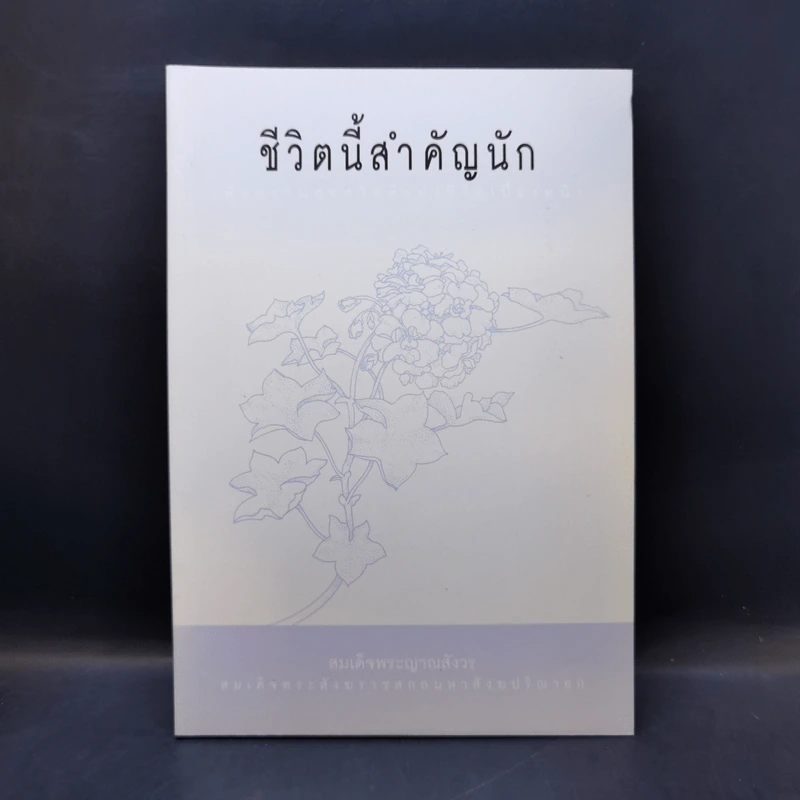 ชีวิตนี้สำคัญนัก - สมเด็จพระญาณสังวร สมเด็จพระสังฆราช สกลมหาสังฆปริณายก รูปที่ 1