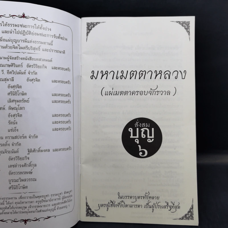 มหาเมตตาหลวง (แผ่เมตตาครอบจักรวาล) สั่งสมบุญ 6 รูปที่ 8