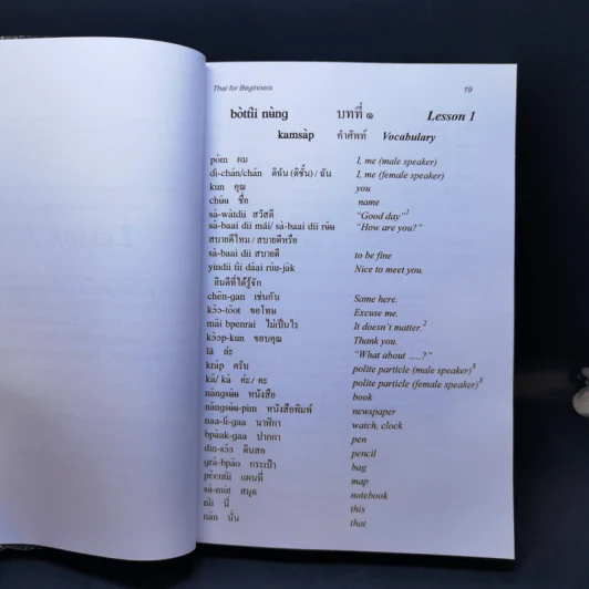 Thai for Beginners หนังสือเรียนภาษาไทย สำหรับชาวต่างชาติ รูปที่ 15