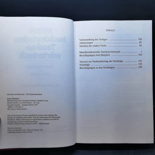 Mittelhochdeutsches Taschenwörterbuch - Matthias Lexer รูปที่ 9