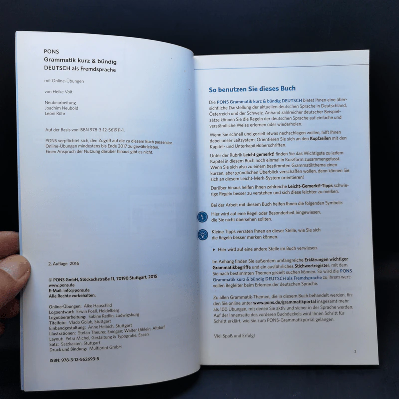 PONS Grammatik kurz und bündig Deutsch als Fremdsprache รูปที่ 9