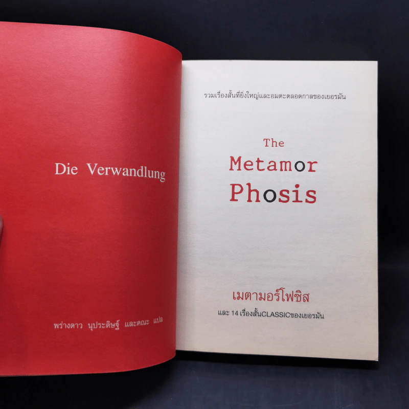 The Metamor Phosis เมตามอร์โฟซิสและ 14 เรื่องสั้น Classic ของเยอรมัน - Die Verwandlung รูปที่ 8