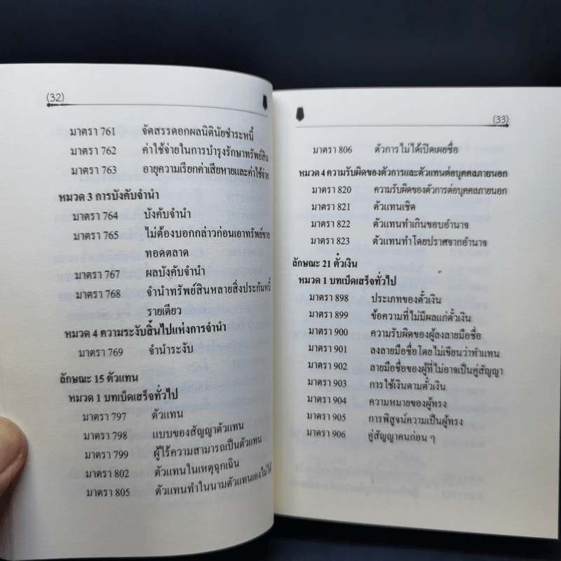 ตัวบทย่อมาตราสำคัญ ประมวลกฎหมายแพ่งและพาณิชย์ รูปที่ 23