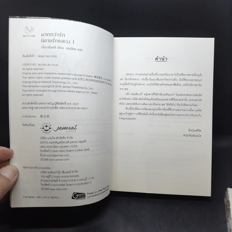 นิยายแจ่มใส นิยายรักอลเวง 2 เล่มจบ - จวี๋ฮวาซั่นหลี่ รูปที่ 8