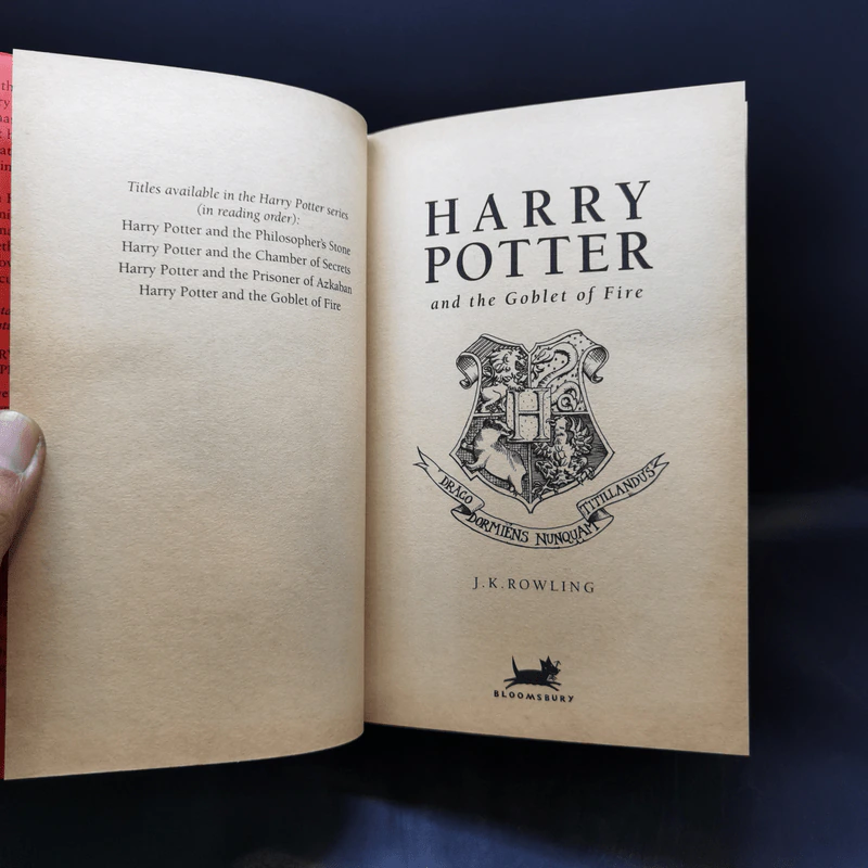 Harry Potter and the Goblet of Fire - J.K.Rowling รูปที่ 8