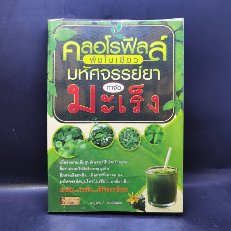 คลอโรฟีลล์พืชใบเขียวมหัศจรรย์ยากำจัดมะเร็ง - พญ.อารีย์ โอบอ้อมรัก รูปที่ 1