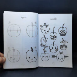 หัดวาดสัตว์น้ำ + ผัก ผลไม้ + ขนมหวาน สไตล์ฟรุ้งฟริ้ง รูปที่ 11