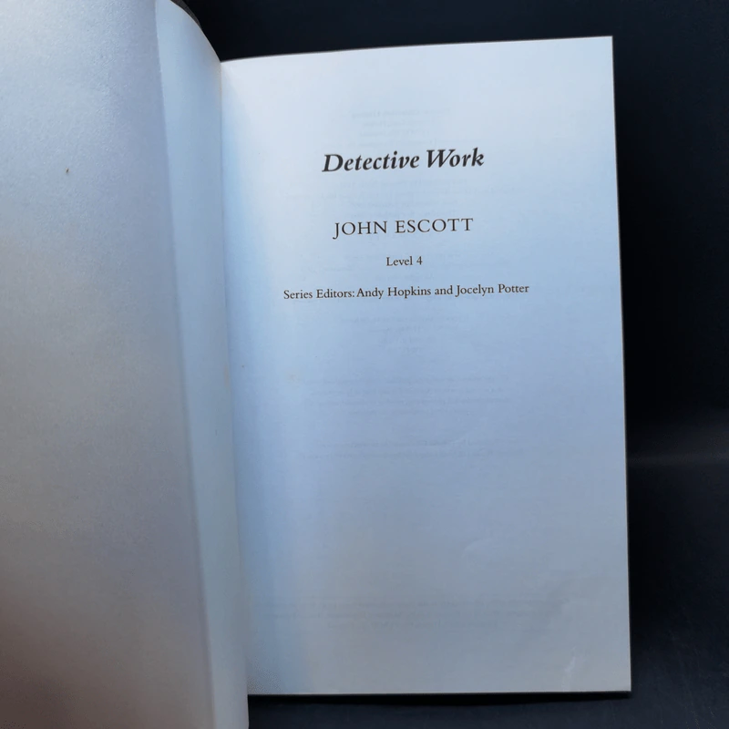 Detective Work (Penguin Readers Level 4) - John Escott รูปที่ 8