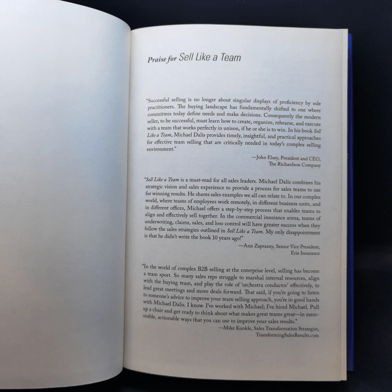 Sell Like a Team - Michael Dalis รูปที่ 8