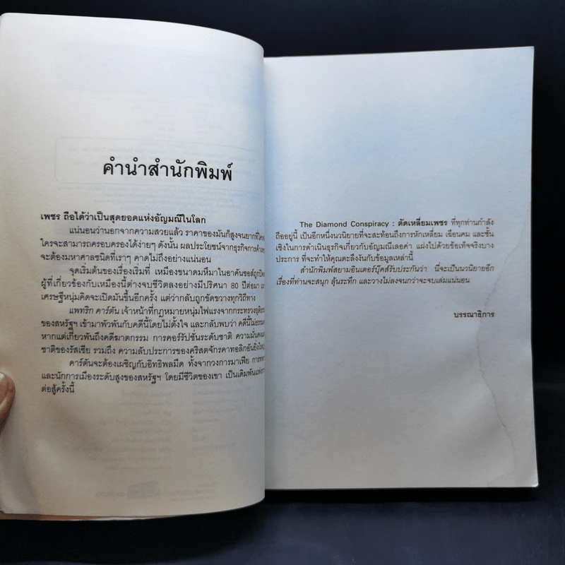 Diamond Conspiracy ตัดเหลี่ยมเพชร - Nicolas Kublicki รูปที่ 9