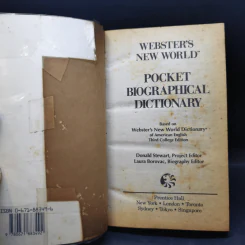 Webster's New World Pocket Biographical Dictionary รูปที่ 8