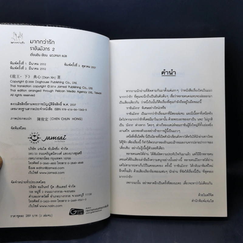 นิยายแจ่มใส ราชันมังกร 2 เล่มจบ - เตี่ยนซิน รูปที่ 11