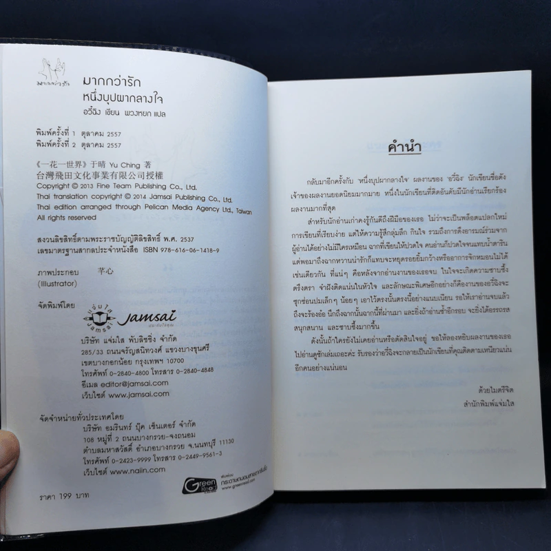 นิยายแจ่มใส หนึ่งบุปผากลางใจ - อวี๋ฉิง รูปที่ 9
