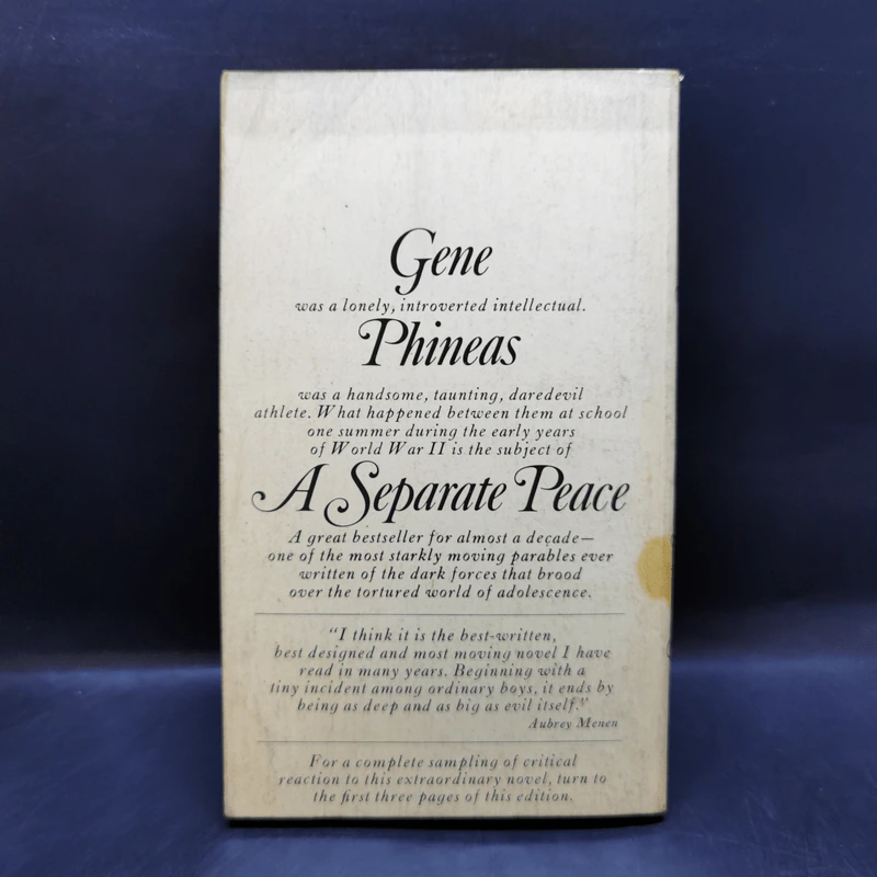 A Separate Peace - John Knowles รูปที่ 2