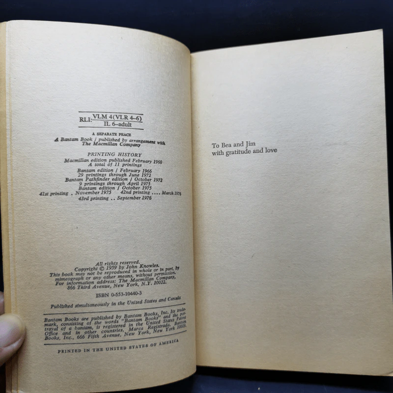 A Separate Peace - John Knowles รูปที่ 9
