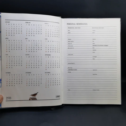 Birds Exotic Central Diary 1990 รูปที่ 9
