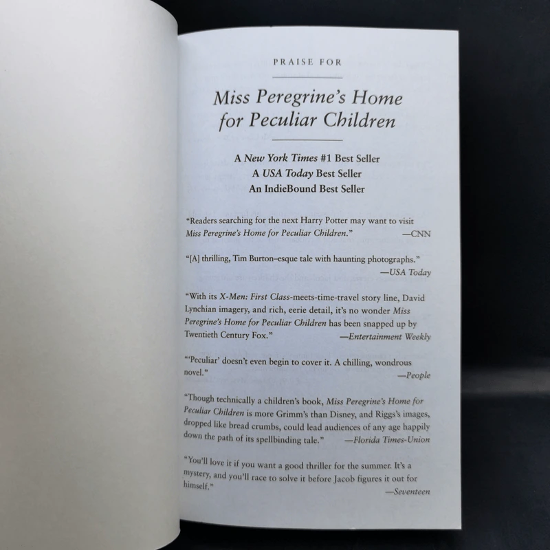 Miss Peregrine's Home for Peculiar Children - Ransom Riggs รูปที่ 8