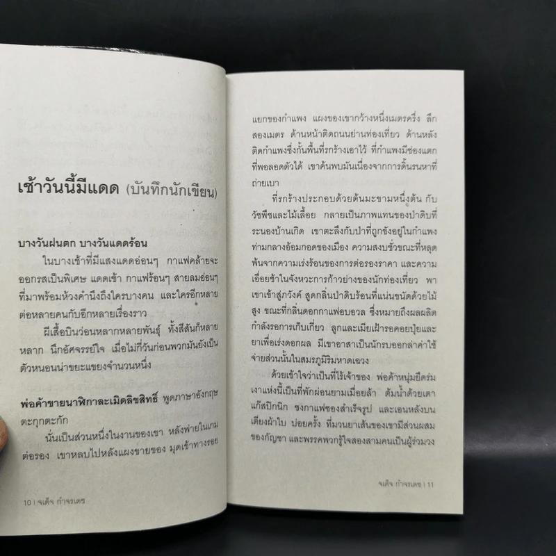 แดดเช้าร้อนเกินกว่าจะนั่งจิบกาแฟ - จเด็จ กำจรเดช รูปที่ 9
