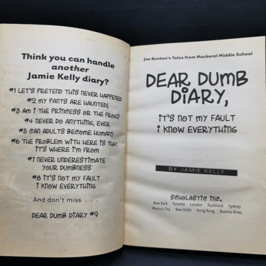 Dear Dumb Diary 5,6,8,9,10,11,12 รูปที่ 16