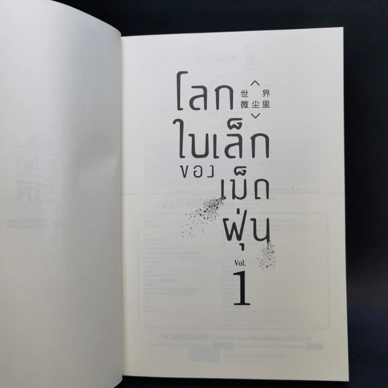 โลกใบเล็กของเม็ดฝุ่น 2 เล่มจบ - มู่ฝูเซิง รูปที่ 7