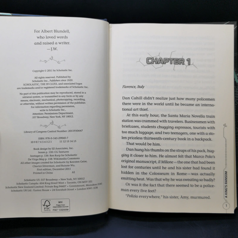 The 39 Clues Book One + Book Two รูปที่ 10