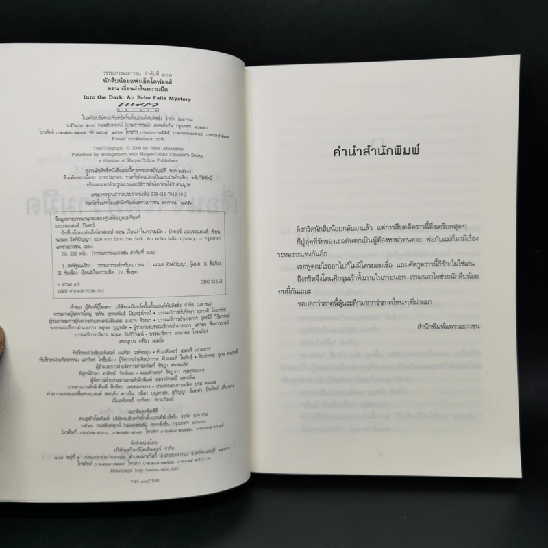 นักสืบน้อยแห่งเอ็คโคฟอลส์ ตอน เงื่อนงำในความมืด - ปีเตอร์ เอเบรอแฮมส์ รูปที่ 8