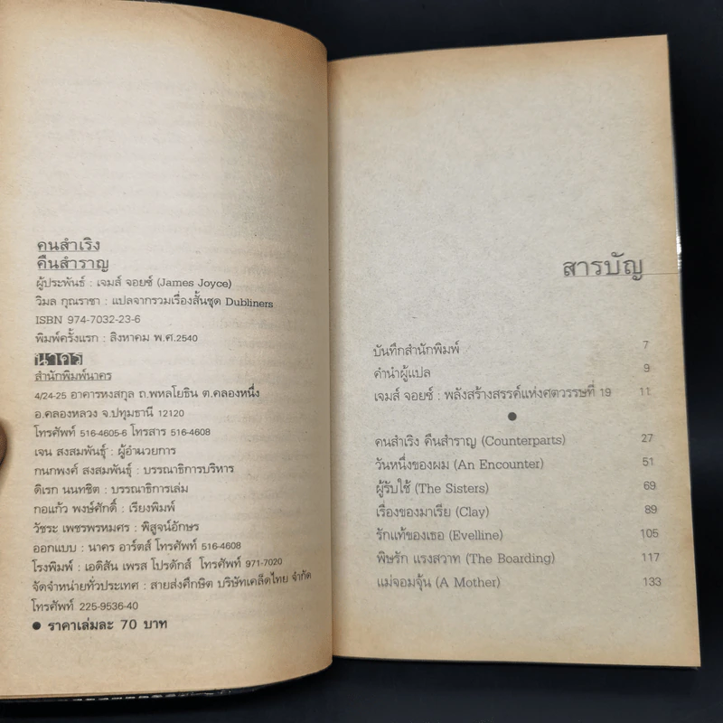 คนสำเริง คืนสำราญ - James Joyce รูปที่ 10