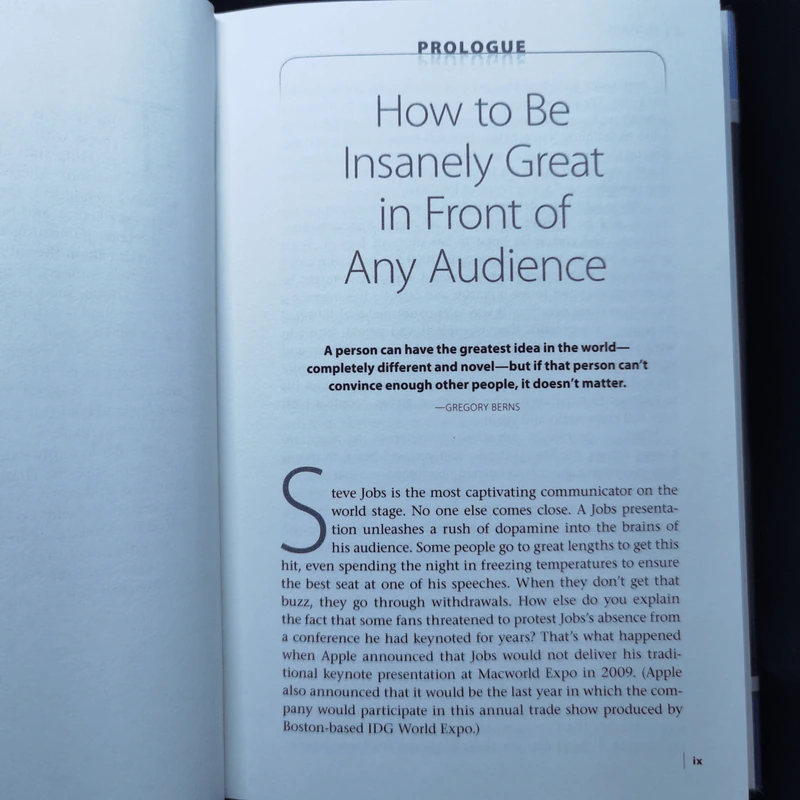 The Presentation Secrets of Steve Jobs - Carmine Gallo รูปที่ 10