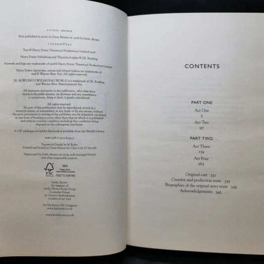 Harry Potter and the Cursed Child - J.K.Rowling รูปที่ 8
