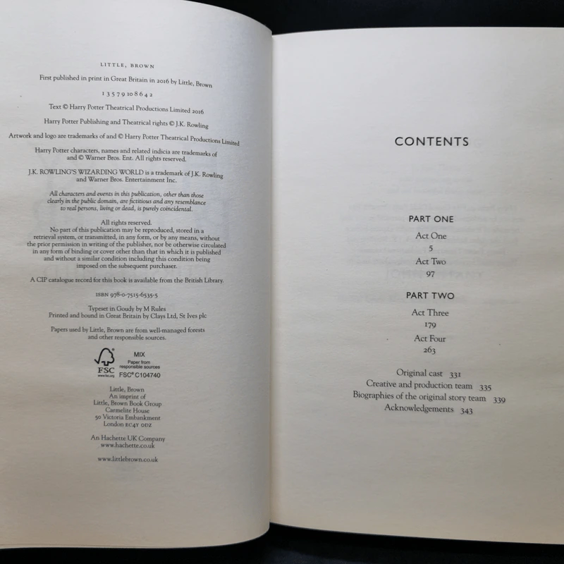 Harry Potter and the Cursed Child - J.K.Rowling รูปที่ 8