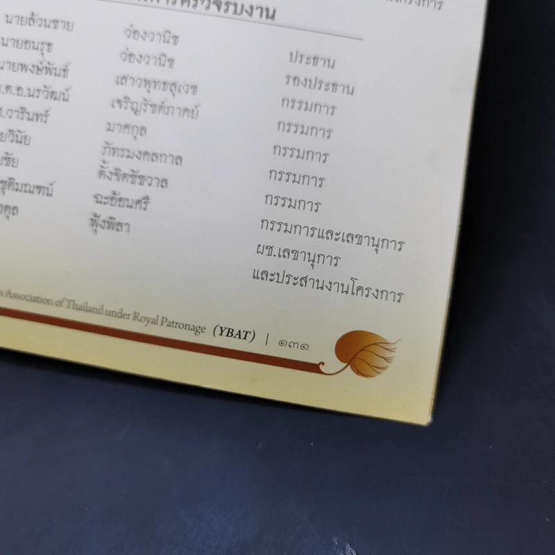 หนังสือที่ระลึก พิธีเปิดอาคารปฏิบัติธรรม ยุวพุทธิกสมาคมแห่งประเทศไทย ในพระบรมราชูปถัมภ์ รูปที่ 13