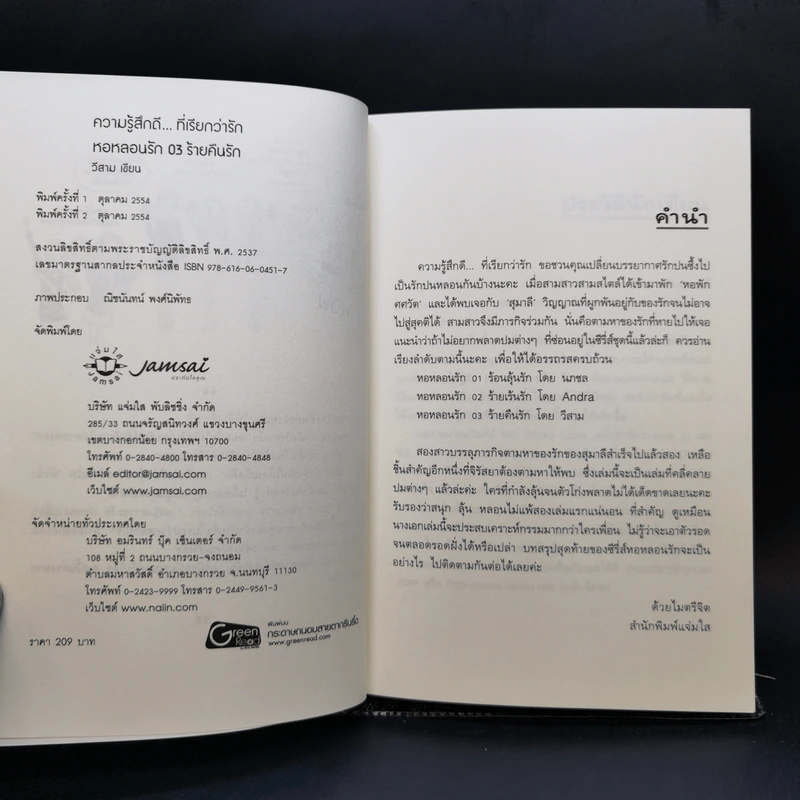 นิยายแจ่มใส Boxset ความรู้สึกดี ที่เรียกว่ารัก ชุด หอหลอนรัก 3 เล่ม รูปที่ 14