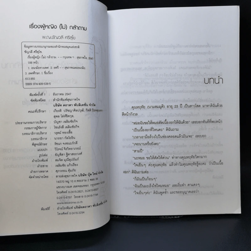 เรื่องผู้หญิง (ไม่) กล้าถาม - พ.ญ.ชัญวลี ศรีสุโข รูปที่ 8